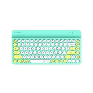 Безжична клавиатура A4tech Fstyler FBK30, Bluetooth, 2.4G, Стойка за телефон, Кирилизирана, Авокадо, (35937748)