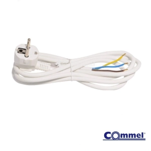 Кабел и щепсел COMMEL H055VV-F Г-образен 3x2 5mm2 2 метра, (35922781)