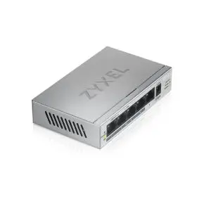 Суич ZyXEL GS1005-HP, 5-портов гигабитов неуправляем PoE+, 60W, (35934301)