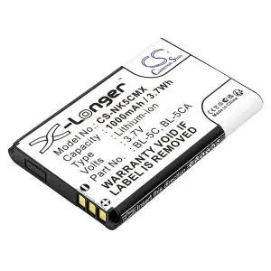 Батерия за мобилен телефон CAMERON SINO BL-5C, за Nokia 105 2700 3110 5130 6230 E50, 3.7V, 1000mAh, (35939794)