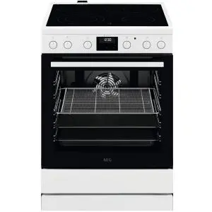 Готварска печка с керамичен плот AEG CCB6440CBW, (35931194)