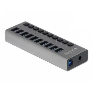 USB хъб 10 порта, DELOCK-63670, (35935132)