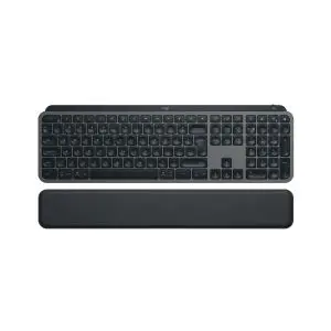 Kлавиатура Logitech MX Keys S, Bluetooth, Illuminated, Подложка за китка, Черна, (35937785)