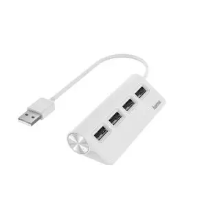 USB хъб, 4 портов, HAMA-200120, (35934367)