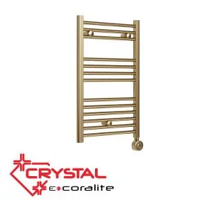 Електрическа лира за баня Crystal E-CORALITE 300 W SB-BRASS, (35946535)