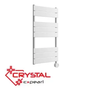 Електрическа лира за баня Crystal E-PEARL 300 W, бяла, (35946537)