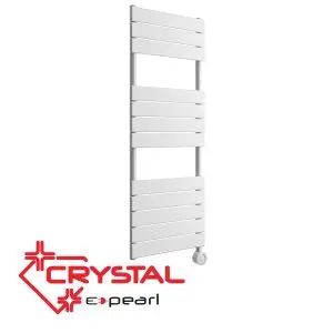Електрическа лира за баня Crystal E-PEARL 500 W, бяла, (35946538)