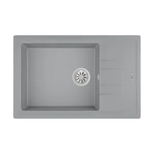Гранитна мивка TEKA Stone 60 S-TG, сив металик, (35948512)
