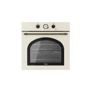Мултифункционална фурна HRB6300, с 10 функции, ретро дизайн, ванилия месинг, (35948794)