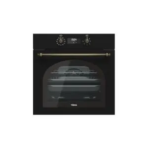 Мултифункционална фурна HRB6400, с 10 функции, ретро дизайн, антрацит месинг, (35948814)