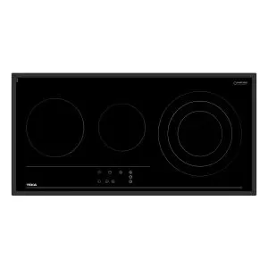 Стъклокерамичен плот TRC83631, с 3 готварски зони, таймер, фасет, (35948816)