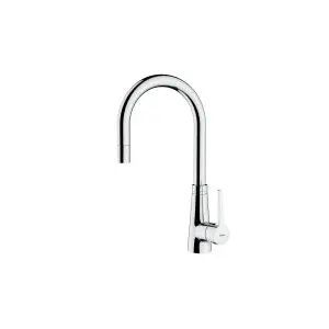 Кухненски смесител VITAK938PULLOUT, изтеглящ се душ, въртящ се чучур, хром, (35948941)