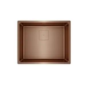 Иноксова мивка FLEXLINEARS155040, за вграждане 3 в 1, Metallic, за шкаф със светъл отвор 60 см, мед, (35948982)