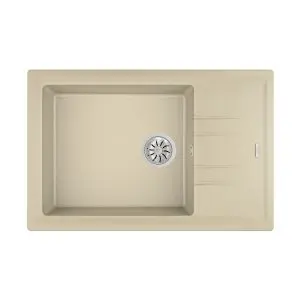 Гранитна мивка STONE60STG, обръщаема, за шкаф 60 см, слонова кост, (35949031)
