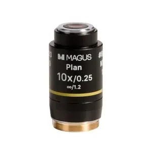 Обектив MAGUS 10PL60V Plan 10х/0,25 ∞/1,2 H 60 mm, (35949491)