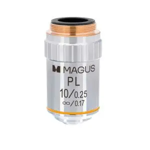 Планахроматичен обектив с корекция до безкрайност MAGUS MP10 10x/0,25 ∞/0,17, (35949532)