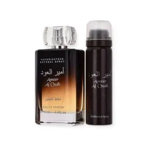 Подаръчен комплект Lattafa Ameer Al Oudh, парфюмна вода EDP 100 ml + дезодорант 50 ml, унисекс, (35950570)