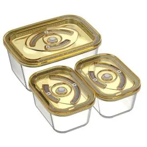Стъклени кутии за вакуумиране Crown GVC35115, 2 x 500 мл и 1500 мл, (35951021)