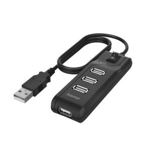 USB хъб, 4 порта, HAMA-200118, (35935033)