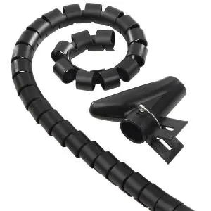 Шлаух спирала черна Easy Cover 2.5 m x 20 mm, 220996, (35937491)