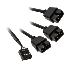 Lian Li PW-U2HB USB Конвертор 1 USB към 3 USB, (35936232)