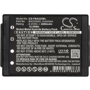 Батерия за дистанционно управление за кран HBC Radiomatic Eco, Micron 4,6 SPECTRUM 1,2 BA225000 NIMH 6V 2000mAh черна Cameron Sino, (35938140)