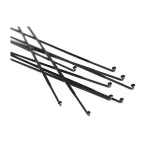 Компонент за велосипед Bikesport 14Gx254mm FLAT BLACK,, W/16mm NIPPLES Спици и нипли, 19381