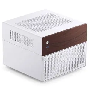 Кутия Jonsbo N4 NAS, m-ATX, Бяла, (35938537)