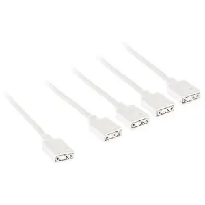 Кабел Kolink ARGB 1-4 Сплитер - 30 cm Бял, (35940198)