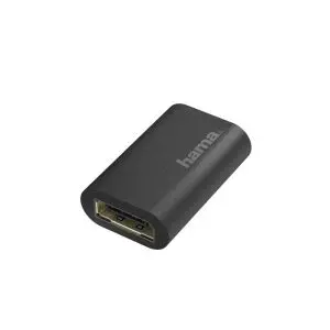 Адаптер HAMA, DisplayPort женско - DisplayPort  женско, Ultra HD, 4K, Черен, (35935336)