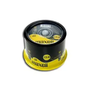 CD-R80 MAXELL cake box wrapped, 700MB, 52x, 50 бр, (35933176)