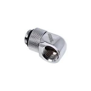 Въртящ се L-конектор Alphacool Eiszapfen, G1/4 AG auf G1/4 IG, Сребрист, (35936414)