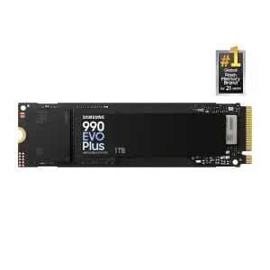 SSD SAMSUNG 990 EVO Plus, 1TB, M.2 Type 2280, MZ-V9S1T0BW, (35938647)