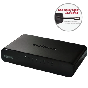 Суич EDIMAX ES-5800G V3, 8 портов, Gigabit, (35932380)