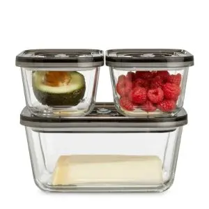 CASO комплект от 3 броя съдове за вакуумиране vacuboxx eco-set 1177