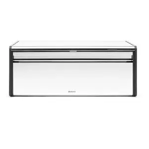 Кутия за хляб Brabantia Fall Front Brilliant Steel / Matt Black, (35940947)