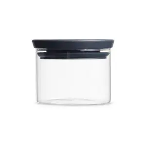 Буркан стъклен Brabantia Stackable 0.3L, Dark Grey, (35940973)