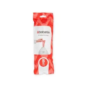 Торба за кош Brabantia PerfectFit Slide/Paper Bin размер B, 5L, 20 броя, ролка, (35940720)