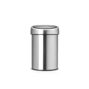 Кош за смет Brabantia Touch Bin 3L, Matt Steel Fingerprint Proof, (35941003)