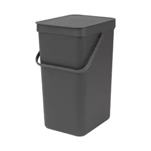 Кош за смет за разделно събиране Brabantia Sort&Go 16L, Grey, (35941065)