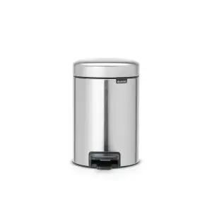 Кош за смет с педал Brabantia NewIcon 3L, Matt Steel Fingerprint Proof, (35941073)