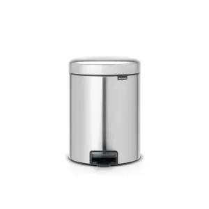 Кош за смет с педал Brabantia NewIcon 5L, Matt Steel Fingerprint Proof, (35944238)