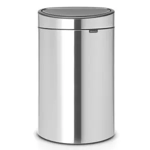 Кош за смет Brabantia Touch Bin New 40L, Matt Steel Fingerprint Proof, (35946731)