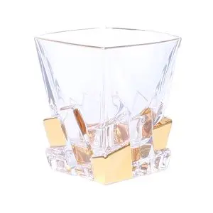 Чаша за уиски Bohemia 1845 Crack Gold 310ml, 6 броя, (35946734)
