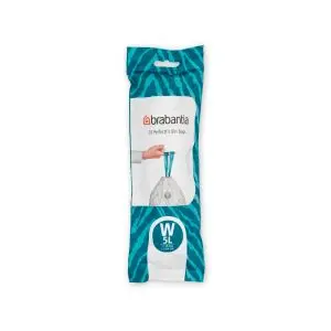 Торба за кош Brabantia PerfectFit NewIcon размер W, 5L, 20 броя, ролка, (35941176)