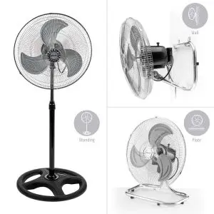 Вентилатор на стойка 18''Muhler FM-8138D 3в1, 70W, индустриален, на стойка, стена, под, (35941291)
