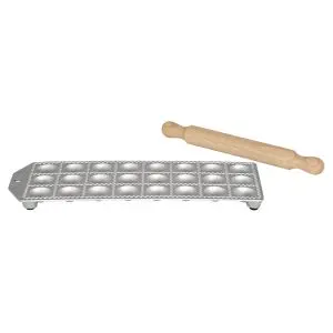 Уред за равиоли Eppicotispai 24 бр. 40х40 mm + точилка, (35941324)