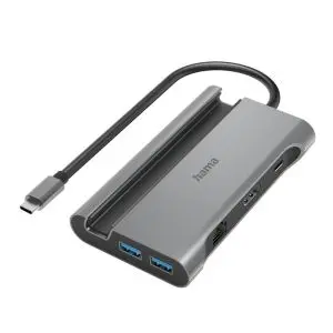 Докинг станция за лаптоп HAMA 'Connect2Mobile V2' USB-C 7 в 1, (35938942)