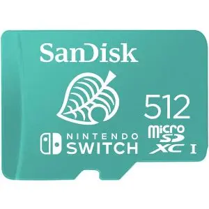 Карта памет SanDisk for Nintendo Switch, microSDXC UHS-I, 512GB, До 100MB/s, (35937884)