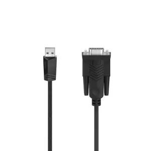 Кабел HAMA, USB - D-Sub (RS232) 9-Pin, 1.50 m, Черен, (35935417)